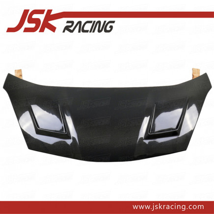 a Style Carbon Fiber Hood Double Hole for 2008-2012 Honda Jazz (JSK120213)