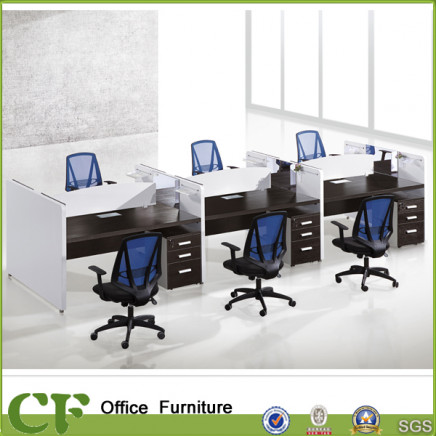for 6 Employee Stylish Workstation with Mirror CF-P03404