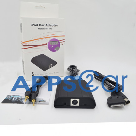 for Car iPod iPhone Aux Interface Adapter for VW Audi Skoda T5 Sharan 8pin (IPD2-VW09)