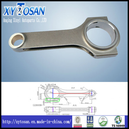 for Ferrari Fer-200 Forged Steel 4340 Racing Connecting Rod