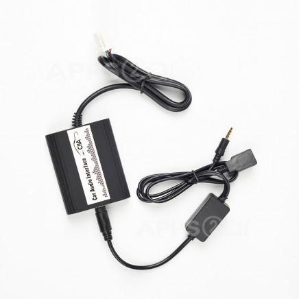 for iPod iPhone 5s Digital CD Changer Adapter for VW Audi 8p (CIIA-VW18P-01)