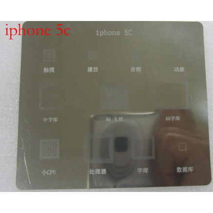 2pcs iPhone 5C Stencil Template