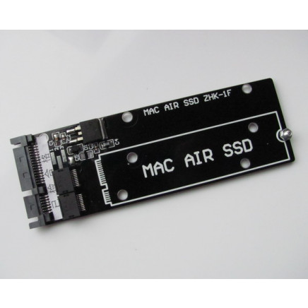 Converter Macbook Air SSD 12+6pin to SATA 15+7pin Male