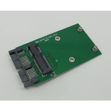 Converter 18+8pin mSATA Female to 7+9pin Micro SATA Male