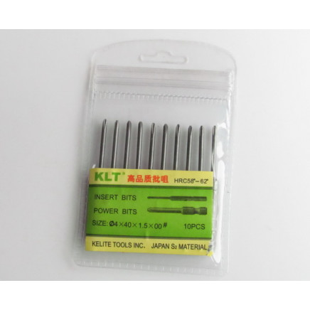 10pcs Philips Screwdriver Bit ?1.5mm