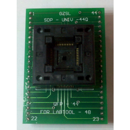 Adapter QFP-44P for LabTool-48UXP