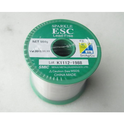 Senju 0.6mm Lead-Free Solder Wire 500g