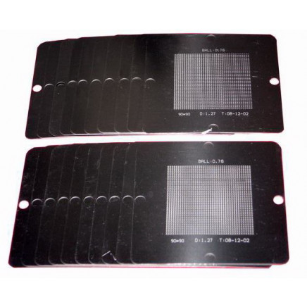 230PCS BGA Reballing Stencil Templates 90x90