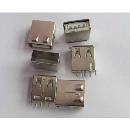 5pcs U040 USB 2.0 Female Connector