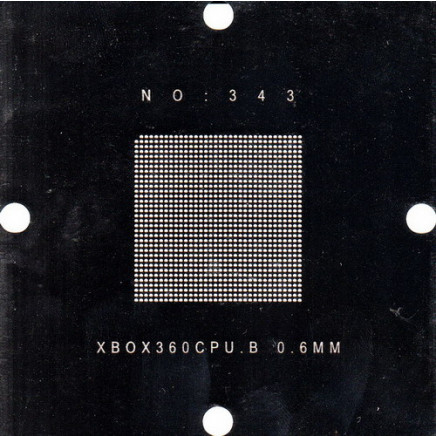 Xbox360 GPU-B Stencil 80x80mm