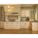 (#2012-40) White Color Solid Wood Door Kitchen Cabinets