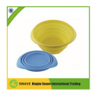 100% Food Grade Collapsible Silicone Bowl, Silicone Foldable Bowl Y95119