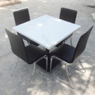 14 Years Factory Provide Food Court / Restaurant Stone Dining Tables
