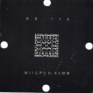 WII CPU Stencil 80x80mm