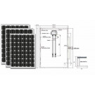 175-210W Mono Solar PV Panel with High Quality Made in China
