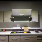18mm MDF Door High Gloss Kitchen Cabinet (ZHK-016)