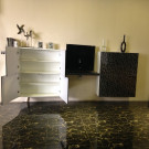 18mm MDF Door High Gloss Kitchen Cabinet (ZHK-024)