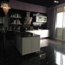 18mm MDF Door High Gloss Kitchen Cabinet (ZHK-025)