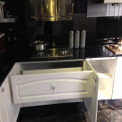 18mm MDF Door High Gloss Kitchen Cabinet (ZHK-027)