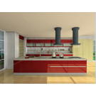 2014 Red Kitchen Cabinet Units