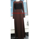2014 Yyh Lady Fashion Long Lace Islamic Dress