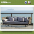 2015 Classic Outdoor Leisure Sofa Metal Poly Cord Sofa Furniture