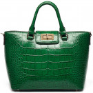 2015 Factory Crocodile Grain Leather Women Handbags Dedigner Handbags (S370-A2383)