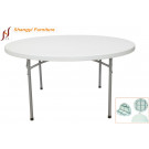 2015 New Series 4 Foot Plastic Round Fold-in-Half Table (SY-122ZY)