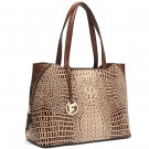 2015 Newest Gorgeous Leather Crocodile Pattern Lady Handbags (S905A-B3075)