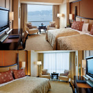 2015 Newest Solid Wood Frame MDF with Veneer Hotel King Bed