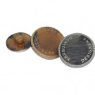 2015 Year New Style Shank Down Hole Laser Engraved Imitation Horn Coat Button