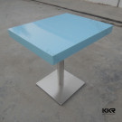 24inch Solid Surface Tables Stylish Blue Table Top for Dining Room