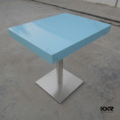 24inch Solid Surface Tables Stylish Blue Table Top for Dining Room