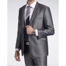 2button Silver Business Suits for Men (LJ-3121)