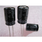 100pcs 220UF 35V Electric Capacity