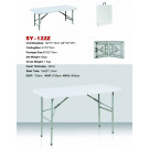 4ft Plastic Cheap Folding Table / Restaurant Table/Dining Table (SY-122Z)