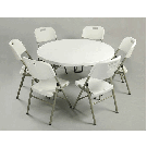 4ft Plastic Round Folding Table (SY-122Y)