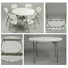 4ft Round Plastic Folding Table/Dining Table/Banquet Table (Sy-122y)