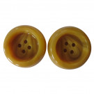 4holes Resin Imitation Horn Button