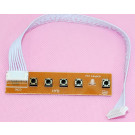 5-key keypad for LCD display controller boards