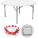 5ft Round Dining Meeting Banquet Wedding Foldingtable