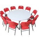 5ft Round Plastic Folding Table (SY-152Y)