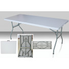 6 Foot Fold-in-Half Plastic Dining Meeting Wedding Table