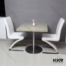 600mm Artifcial Stone Quartz Table and Chairs for Two People