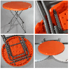 60mm Round Plastic Banquet Table/Party Folding Table (SY-60Y)