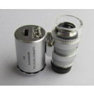 Mini 60X LED Lighted Magnifier Microscope Pocket Microscope