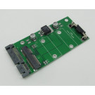Converter 7cm 18+8pin mSATA Female to 15+7pin SATA Male Small