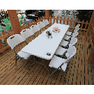 8 Foot Plastic Fold in Half Table (SY-240Z)