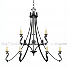 9 Candle Antique Chandelier (CH-850-5075X9)