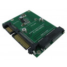 AD563FA9 SATA III to mSATA SSD Converter